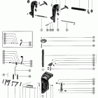 40 (1 CYL.) 2498136 THRU 3296136 Clamp & swivel bracket assembly