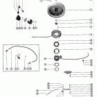 40 (1 CYL.) 2498136 THRU 3296136 Flywheel,stator and ignition coil (40)