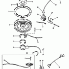 40 (2 CYL.) 7144763 AND UP Flywheel, ignition coil and switch box (serial group #2)