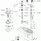 40 (3 CYL.) 0G760300 THRU 0T979999 Gear housing(driveshaft)(1.83:1 gear ratio)