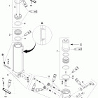 40 (4 CYL.) 0C159200 AND UP Man. tilt components (design ii)