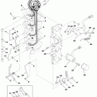 40 (4-STROKE) 0G231123 THRU 0G760299 Приводная штанга карбюратора