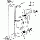 40 (4-STROKE) 0G231123 THRU 0G760299 Power trim mounting (non bigfoot)