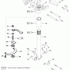 40 (4-STROKE) 0G231123 THRU 0G760299 Рулевой рычаг