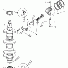40 (4-STROKE)(4 CYL.) 0T178500 THRU 0T598999 КОЛЕНЧАТЫЙ ВАЛ
