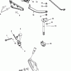 40 Carb (3 CYL.)(4-STROKE) 0T409000 THRU 1B226999 Linkage(manual bigfoot)