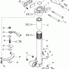 40 Carb (3 CYL.)(4-STROKE) 0T409000 THRU 1B226999 Рулевой рычаг