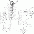 40 ITALY (4-STROKE) 0G760300 THRU 0T178499 Приводная штанга карбюратора