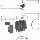 402 7047608 THRU 7112422 Cylinder block and coil mounting bracket