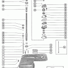 402, 40 (2 CYL.) 4860103 THRU 5556229 Gear housing assembly, complete (page 1 of 2)