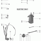 402, 40 (2 CYL.) 7112423 THRU 7144762 Starter motor, rectifier and wiring harness