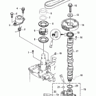 45 BODENSEE (4-STROKE) 0G760300 THRU 0T178499 Распредвал / масляный насос