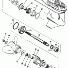 45 JET 0D000750 THRU 0G290584 Gear hsg (prop shaft)(bigfoot)(seapro / marathon / ponto...