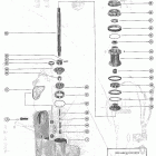 450 (4 CYL.) 1476510 THRU 1531568 Gear housing assembly, complete(merc 500m-2 & 500e-2) (p...