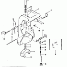 50 (3 CYL.) 0B122930 THRU 0D000749 Swivel bracket(short)(long-0c160935 & below)(60el noi)(n...