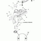 50 (4-STROKE)(4 CYL.) 0T178500 THRU 0T598999 ПОВОРОТНЫЙ КРОНШТЕЙН
