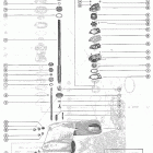 500 1421113 THRU 1639472 Gear housing assembly, complete(merc 500m-2 & 500e-2) (p...