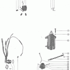 500 1770179 THRU 2116317 Starter motor, starter solenoid, rectifier & wiring harn...