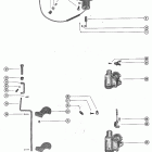 500 2116318 THRU 2305100 Carburetor linkage and choke solenoid