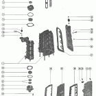 500 2742142 THRU 7051982 End caps, manifold and exhaust covers