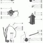 500 2858814 THRU 4140999 Starter motor, starter solenoid, rectifier and wiring ha...
