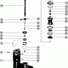 500, 50 4357640 THRU 5531629 Gear housing assembly, complete (serial group no. 7)(pag...