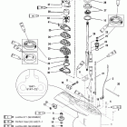 V-175 (EFI) 0G303046 THRU 0G760299 Gear hsg(drive shaft)(cntr rotation) (s / n-0g438000, up...