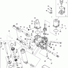 V-175 (EFI) 0G960500 THRU 0T408999 Power trim components(cast pump housing)