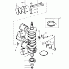 V-175 0C100861 THRU 0C239552 Коленчатый вал, поршни и шатуны