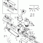 V-175 0C100861 THRU 0C239552 Компоненты механизма гидроподъема Power Trim