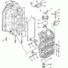 V-175 0C239553 THRU 0D081999 Блок цилиндров и торцевые крышки