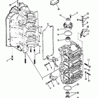 V-175 0D082000 THRU 0G303045 Блок цилиндров и торцевые крышки