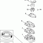 V-175 DFI (2.5L) 1B417702 & Up Water pump kit, jet