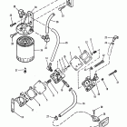 V-175XRI (EFI) 0D000750 THRU 0D081999 Fuel pump and fuel filter