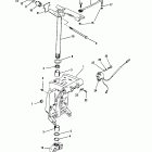 V-200 (2.5L) 1991 ONLY 0C291520 THRU 0D081999 Swivel bracket(casting #1499-8710-7)