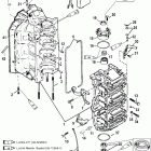V-200 (EFI) 0G760300 THRU 0G960499 Блок цилиндров и торцевые крышки