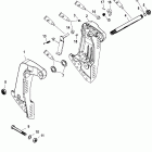 V-200 (EFI) 0G760300 THRU 0G960499 Кронштейны крепления к транцу
