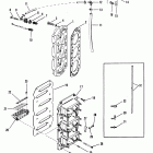 V-200 0C100861 THRU 0C291519 Блок лепестковых клапанов и головка блока