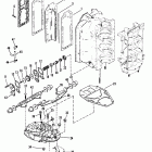 V-200 0C100861 THRU 0C291519 Выпускной коллектор и выпускная плита