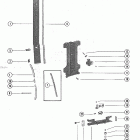 V-225 5628028 AND UP Cowl mounting bracket
