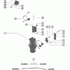 V-225 5628028 AND UP Hydraulic pump and mounting brackets
