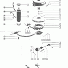 V-225 5628028 AND UP Flywheel, starter motor and ignition coils