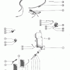 V-225 5628028 AND UP Wiring harness, starter solenoid and rectifier