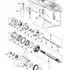 V-3.4 LITRE 5611648 AND UP Корпус редуктора , гребной вал