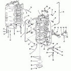 V-3.4 LITRE 5611648 AND UP Блок цилиндров и торцевые крышки