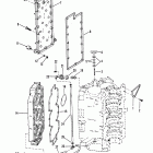 V-3.4 LITRE 5611648 AND UP Exhaust manifold and cylinder head