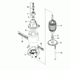 V-3.4 LITRE 5611648 AND UP Starter motor assembly (prestolite)