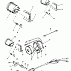 V-3.4 LITRE 5611648 AND UP Tachometer, trim gauge and alarm horn