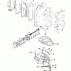 XR-4 0B242885 THRU 0C100860 Выпускной коллектор и выпускная плита