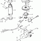 XR-4 0B242885 THRU 0C100860 Flywheel, starter motor and ignition coils